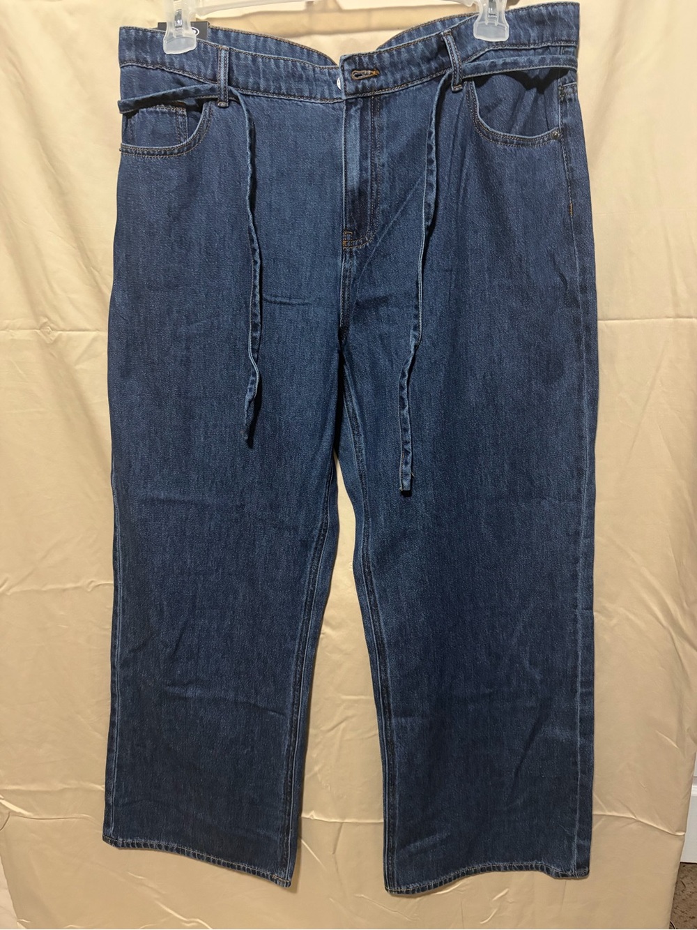 i jeans by Buffalo Dark Blue Wide-Leg Denim Jeans